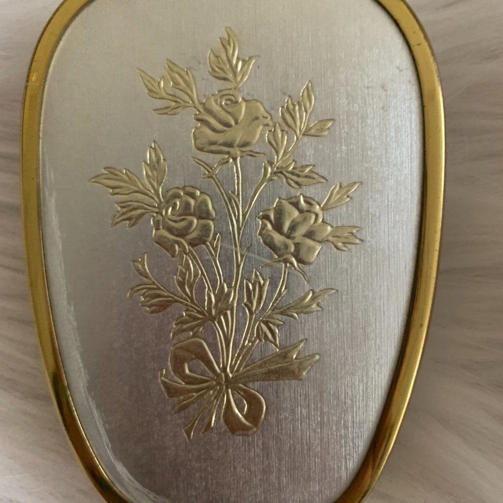 vintage gold hair brush - Picture 9 of 12